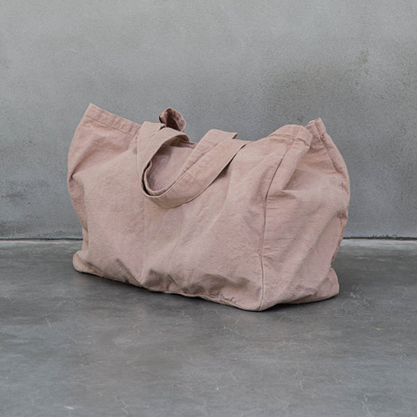 Repose clay pink carryall bag